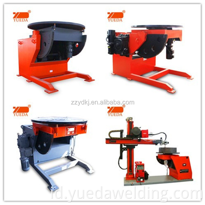 PLCE Control Pipa Welding Positioner 5 Ton Welding Positioner Table Automatic Work Positioner